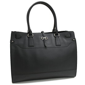 【中古】サルヴァトーレフェラガモ ハンドバッグ B982 レザー ブラック ガンチーニ Salvatore Ferragamo[送料無料]