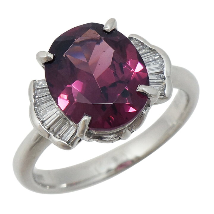 楽天市場】【中古】リング プラチナ900 ガーネット 4.21ct 