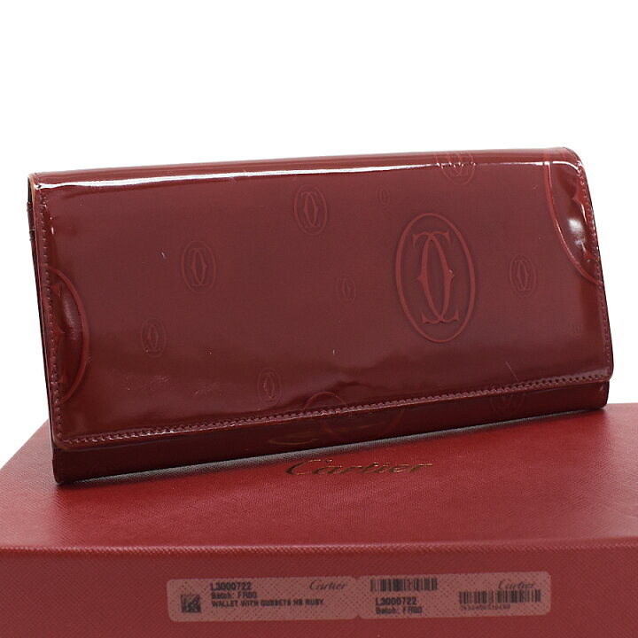 楽天市場】【中古】カルティエ 長財布 L3000722 ハッピーバースデー 