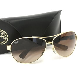 【中古】レイバン サングラス RB3386 スチール ブラウン アリスタゴールド RayBan[送料無料]