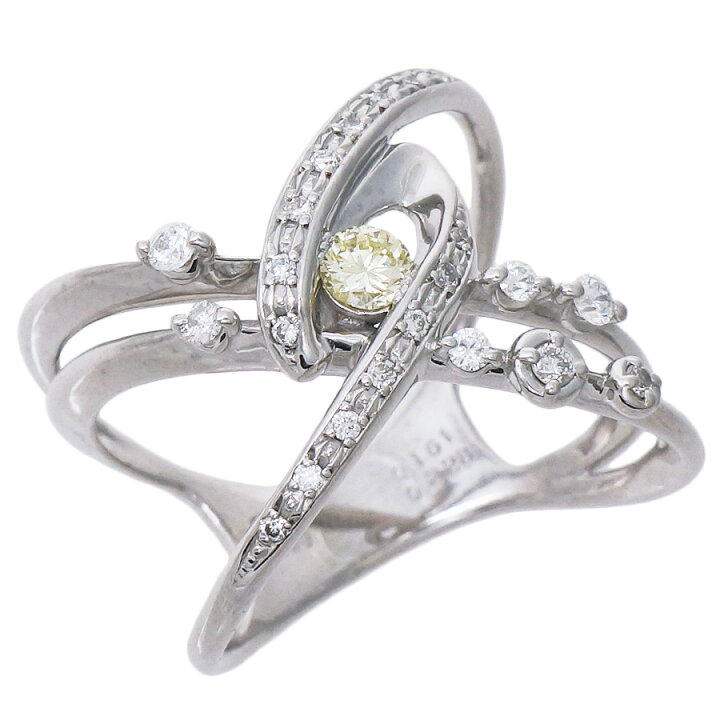 楽天市場】【中古】リング K18ホワイトゴールド ダイヤモンド 0.228ct 