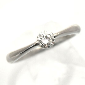 【中古】リング プラチナ900 ダイヤモンド 0.301ct 12号 ソーティング付き レディース ジュエリー [送料無料][美品]