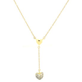 【中古】ペンダント K18イエローゴールド ダイヤモンド 0.20ct ハートモチーフ レディース ジュエリー [送料無料][美品]