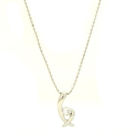 【中古】ペンダント プラチナ900 プラチナ850 ダイヤモンド 0.10ct レディース ジュエリー [送料無料][美品]