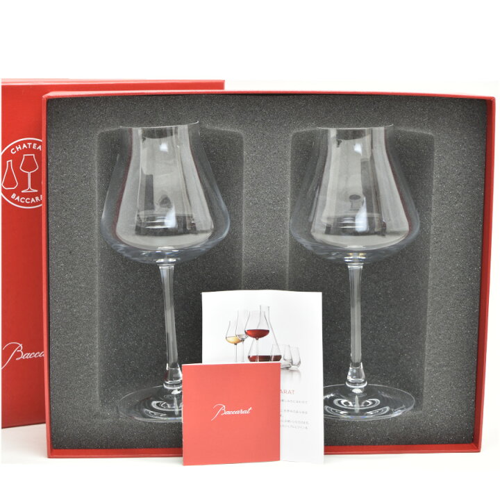 楽天市場】【中古】未使用品 バカラ ペアワイングラス シャトーバカラ 