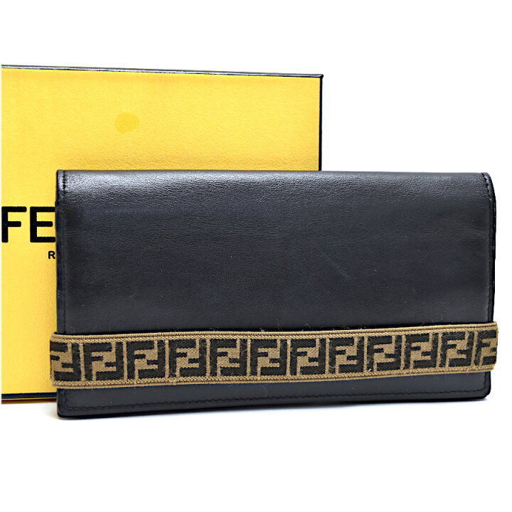 楽天市場】【中古】フェンディ 長財布 コンチネンタル 7M0268 レザー  