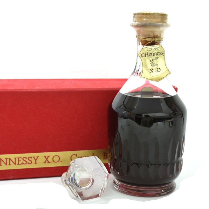 楽天市場】【中古】未開栓 ブランデー ヘネシー XO カラフェ バカラ  