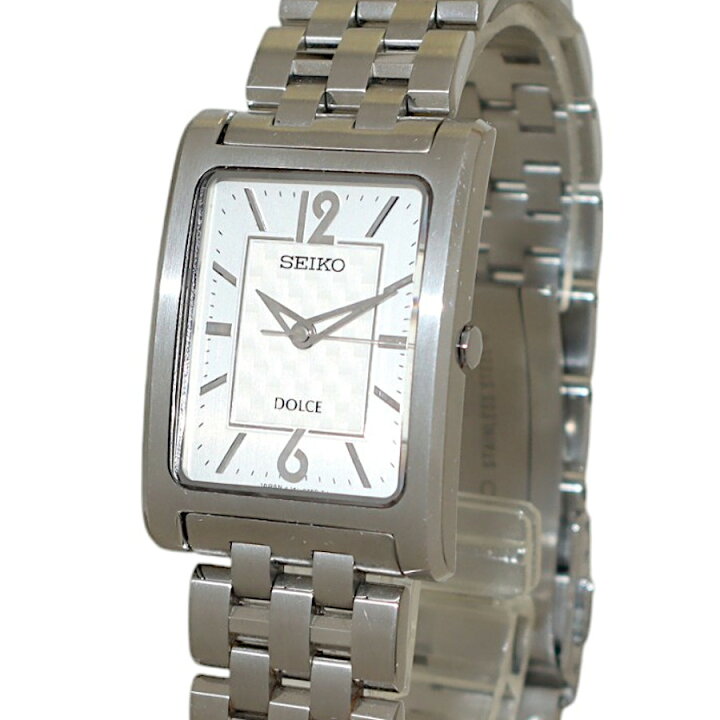 中古】セイコー SEIKO ドルチェ dolce 腕時計 ウォッチ 自動巻き 白  
