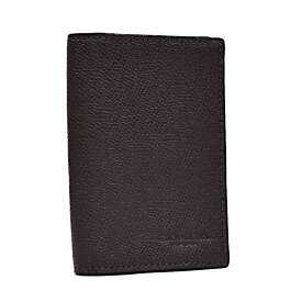 【中古】新品同様 コーチ カードケース F86763 レザー ユニセックス ブラウン COACH [美品][送料無料]