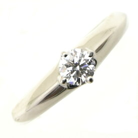 【中古】リング プラチナ950 ダイヤモンド0.270ct サイズ9号 ソーティング付 レディース ジュエリー [送料無料][美品]