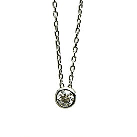 【中古】ネックレス Pt900.850 ダイヤモンド0.17ct 重量2.1g レディース ジュエリー [送料無料][美品]