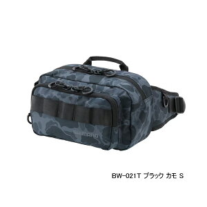 ≪'25年3月新商品!≫ シマノ ヒップバッグ BW-021T ブラック カモ Sサイズ