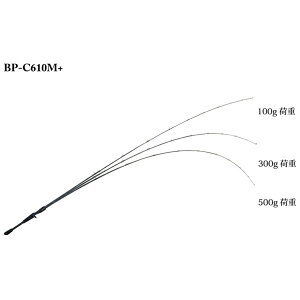 Canne Jackall Baitcast BP-C610M+ – 6'10", Puissance M+, Pour Leurre 5-28g