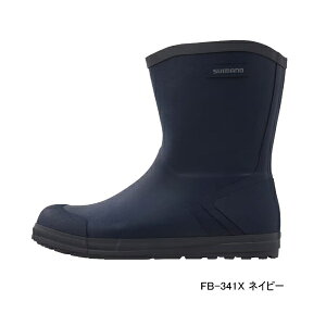 ≪'24年3月新商品!≫ シマノ ショートデッキブーツ FB-341X ネイビー Mサイズ