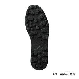 ≪'22年3月新商品！≫ シマノ ジオロック スパイクソールキット 中丸 KT-006V ダークグレー Mサイズ