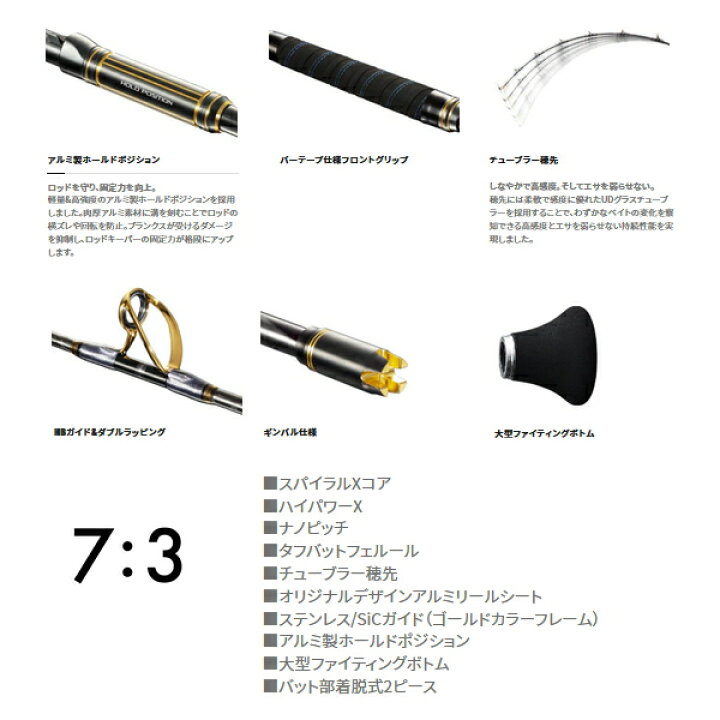 シマノ アルシエラ 落し込み 泳がせ MH/H235