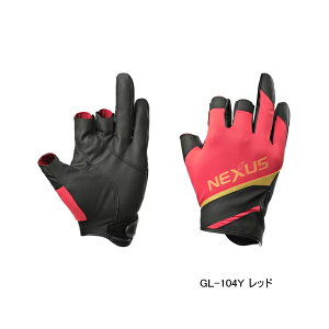 ≪'25年3月新商品!≫ シマノ ネクサス ストレッチグローブ 3 GL-104Y レッド Mサイズ