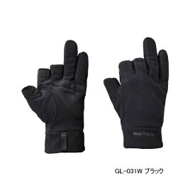 ≪'23年9月新商品！≫ シマノ ゴアテックス ウィンドストッパー(R) フリース グローブ 3 GL-031W ブラック Mサイズ