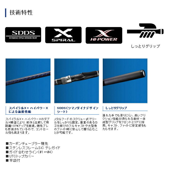 楽天市場】（19年8月新商品） シマノ ブルズアイ 遠投 RP 4-570 RP 