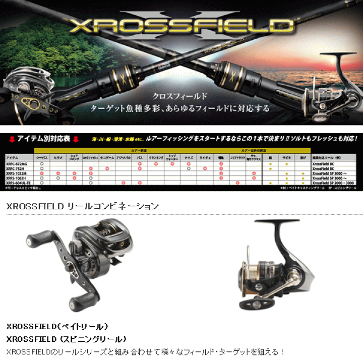 楽天市場】≪'17年6月新商品!≫ アブガルシア クロスフィールド XRFC-732H 〔仕舞寸法 113.5cm〕 : 釣具総合卸売販売 フーガショップ2 楽天市場】≪'17年6月新商品!≫ アブガルシア クロスフィールド XRFC-732H 〔仕舞寸法 113.5cm〕 : 釣具総合卸売販売 フーガショップ2
