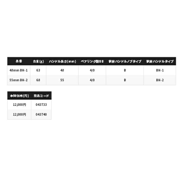 楽天市場 21年5月新商品 シマノ 夢屋 21 ウルトラストロングハンドル 55mm Bh 2 小型商品 釣具総合卸売販売 フーガショップ2