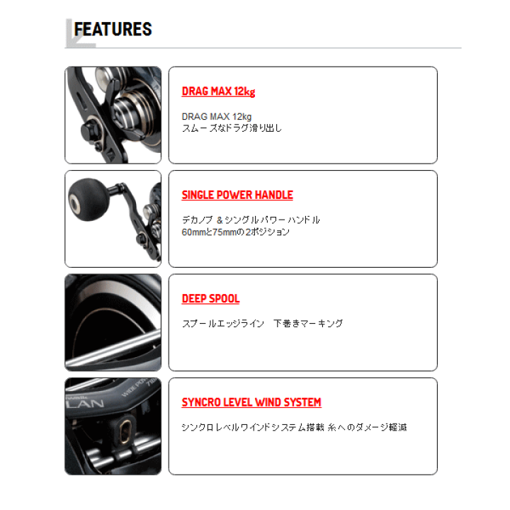 tailwalk エランスーパーワイドパワー71BR ベアリング追加バージョン