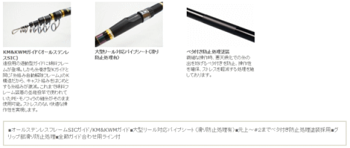 楽天市場】宇崎日新 イングラム 遠投 3号-530 【保証書付き