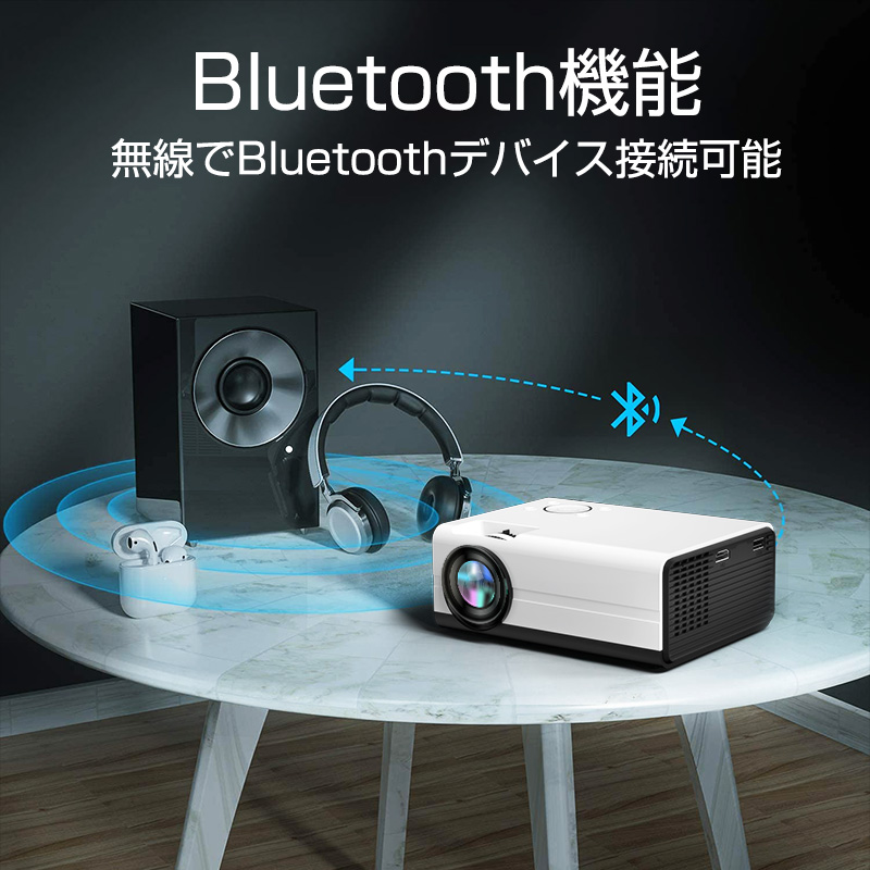 楽天市場】プロジェクター ホームプロジェクター 小型 WiFi Bluetooth