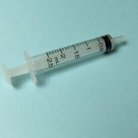 【12個まで送料290円（郵便）OK】テルモ　シリンジ　SS-02SZ　2.5ml　中口　1本【お取り寄せ】