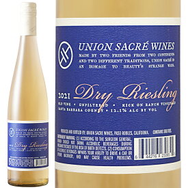ワイン 白ワイン Union Sacre Wines ユニオン サクレ ワインズ ドライ リースリング 2021【正規輸入品】※沖縄・離島は別途送料