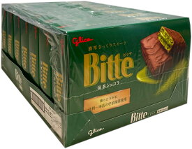 ■グリコ　濃厚さっくりスイーツBitte　ビッテ　抹茶ショコラ　7箱　チョコレート