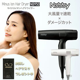 ★おまけトリーメント同梱中★ NB950 ドライヤー Nobby マイナスイオン ヘアードライヤー ノビー 公式ドライヤー ヘアドライヤー 軽量 スリム ハイパワー プロ用 高性能フィルター ラク抜きプラグ 握りやすい 使いやすい 長寿命 高耐久