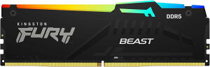 �L���O�X�g�� Kingston FURY �f�X�N�g�b�vPC�p������ DDR5 5200MT/�b 16GB×2�� Kingston FURY Beast �r�[�X�g RGB CL40 KF552C40BBAK2-32 RGB LED