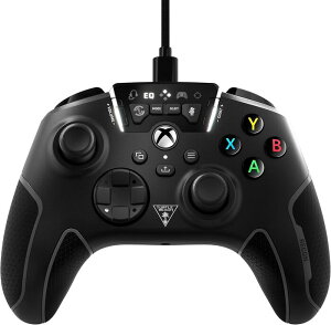 TURTLE BEACH �^�[�g���r�[�` �Q�[�~���O �R���g���[���[ TBS-0700-01 �u���b�N �L�� Xbox Series X|S�AXbox One PC Windows10 �Ή� RECON CONTROLLER �Q�[���p�b�h �I�[�f�B�I�R���g���[�� �}�C�N���j�^�����O �W��