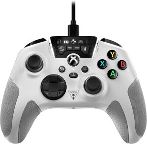 TURTLE BEACH �^�[�g���r�[�` �Q�[�~���O �R���g���[���[ TBS-0705-01 �z���C�g �L�� Xbox Series X|S�AXbox One PC Windows10 �Ή� RECON CONTROLLER �Q�[���p�b�h �I�[�f�B�I�R���g���[�� �}�C�N���j�^�����O �W��