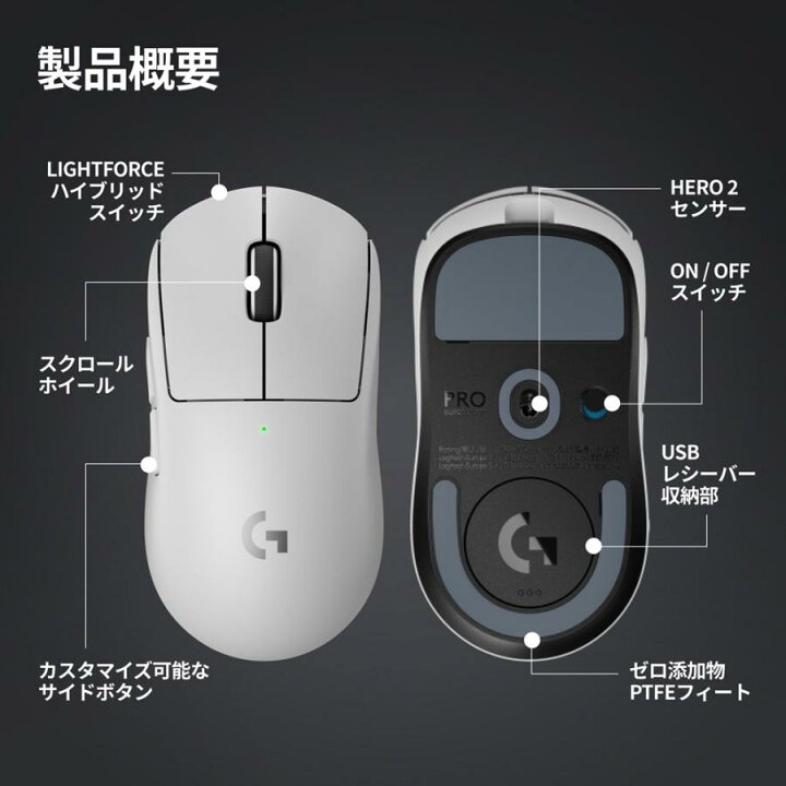 楽天市場】ロジクール ゲーミング マウス Logicool G PRO X SUPERLIGHT 