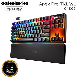 Q[~OL[{[h SteelSeries Apex Pro TKL WL (2023) US 64865 ubN  sbhgK[ L[{[h Q[ Bluetooth Q[~O Ӌ@ JjJL[{[h ݑ wZ lC eL[X 