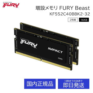 Kingston FURY fXNgbvPCp KF564S38IBK2-32 SODIMM DDR5 PC5-51200 16GB 2g PC5 DIMM PC LOXg [   ^ fXNgbvPC p\R Xg[W Q[ Q[~O fXN