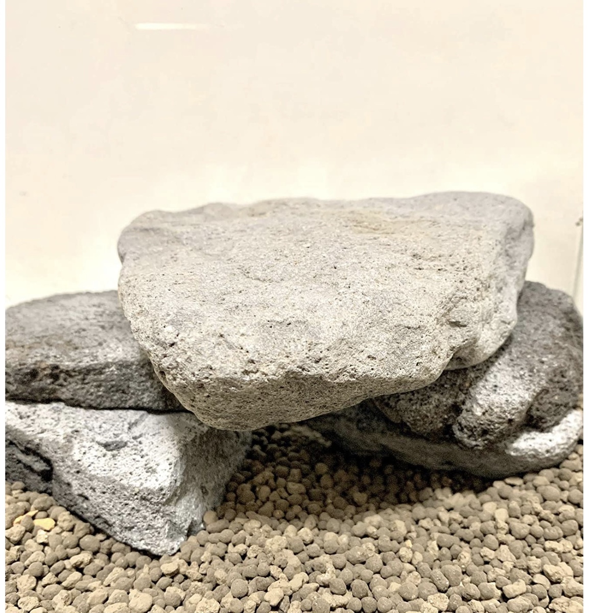 楽天市場】【送料無料】溶岩石 天然スライス 50-100ｍｍ 5枚(約1キロ