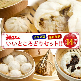 【400円OFFクーポン 2月10日1：59まで】揚子江の豚まん いいところどり セット 小倉 豚まん 2個 ミニ豚まん 6個 あんまん 2個 中華ちまき 4個 ギフトセット 肉まん にくまん ぶたまん 美味しい 冷凍 お取り寄せ 点心セット 福岡 お土産 誕生日ギフト 送料無料 フジボー