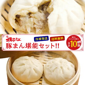 揚子江 豚まん堪能セット ぶたまん 10個 ギフト プレゼント 贈り物 小倉 中華 点心 冷凍食品 お取り寄せ 大きい 台湾 肉まん にくまん 中華まん 点心 お土産 肉マン 九州 誕生日 レンジ 冷凍 セット 送料無料 フジボー