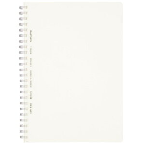 コクヨ ソフトリングノート B罫 3号(A5) 80枚 透明 ス-SV538B-T リングノート やわらかリング プニプニリング