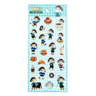 ワールドクラフト 不二家シール Peko Coffee shop FJSE-002 Clear jelly seal ペコちゃん 透明樹脂 ぷっ…