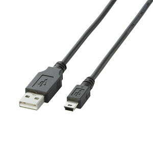 �G���R�� USB2.0�P�[�u�� A-miniB�^�C�v 1.0m �u���b�N U2C-M10BK