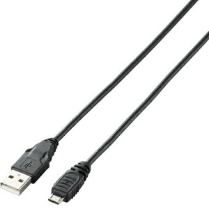 �G���R�� USB�P�[�u�� A-microB 1.0m �u���b�N U2C-AMB10BK