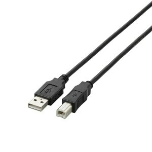 �G���R�� USB�P�[�u�� A-B USB2.0 1m �u���b�N U2C-BN10BK