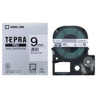 テプラPROテープ 透明 黒文字 キングジム 9mm ST9K 激安商品 お得なキャンペーンを実施中