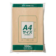 マルアイ Zクラフト封筒 茶封筒 角2 角形2号 A4 100枚 70g PK-Z127