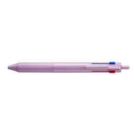 【数量限定】三菱鉛筆 ジェットストリーム 新3色ボールペン ライラック SXE350705.LL 油性ボールペン 多色ペン 黒赤青 JETSTREAM