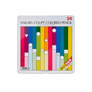 サクラクレパス クーピー色鉛筆 24色 スタンダード PFY24